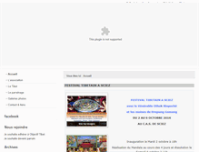 Tablet Screenshot of objectif-tibet.org